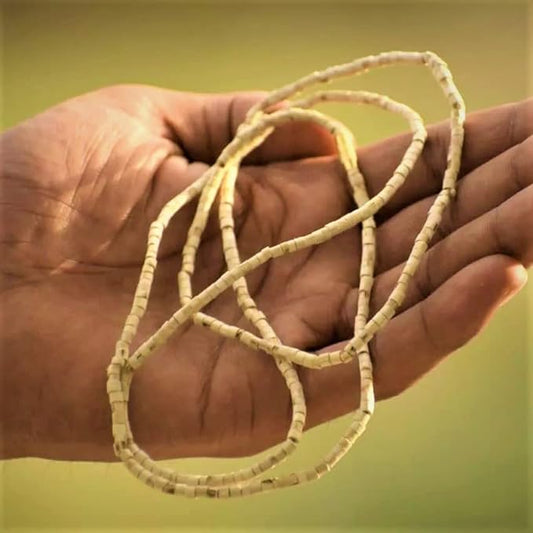 Tulsi Wood 3 Round Kanthi Mala for Men & Women Both - Free Size